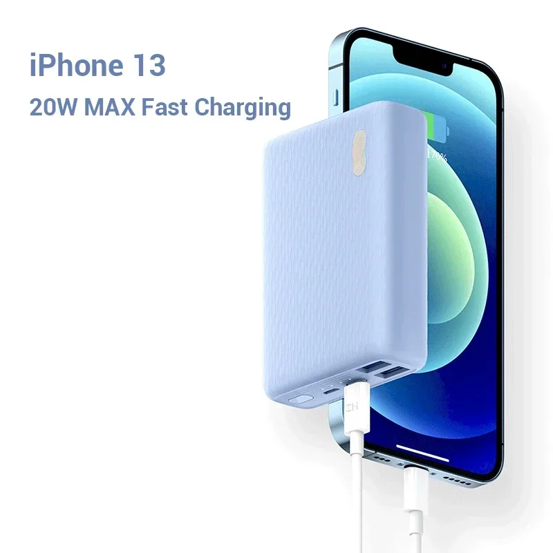 Small Size High Capacity Support Low Current Charging Power Bank Two-way Fast Charging 22.5W MAX 10000mAh