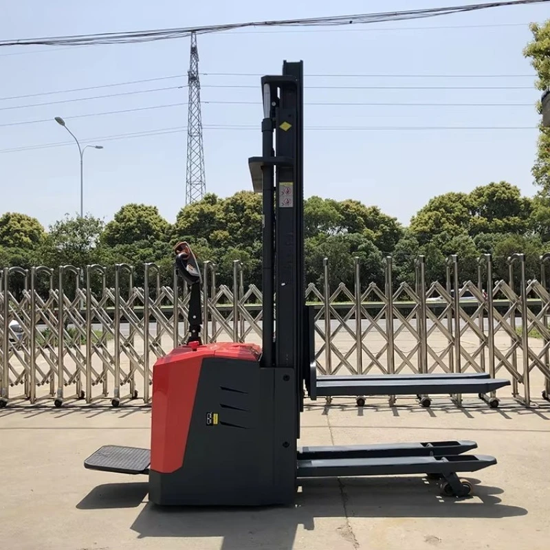 Fast Delivery Self Propelled 1.5 Ton 2 Ton Electric Pallet Stacker with 1.6 m 3.5 m Lifting Height for Sale