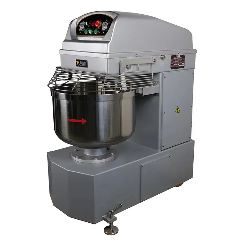 

#2400w Dual Motor 30L/60L/80L/100L kneading dough machine flour mixer bakery mixer Dough mixing machine for bakery