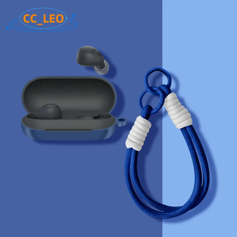 For Sony WF-C500 Case Cute Silicone Soft Case Lanyard Pendant Suitable for Sony WF-C500 Shockproof Shell Protective Sleeve - view 5