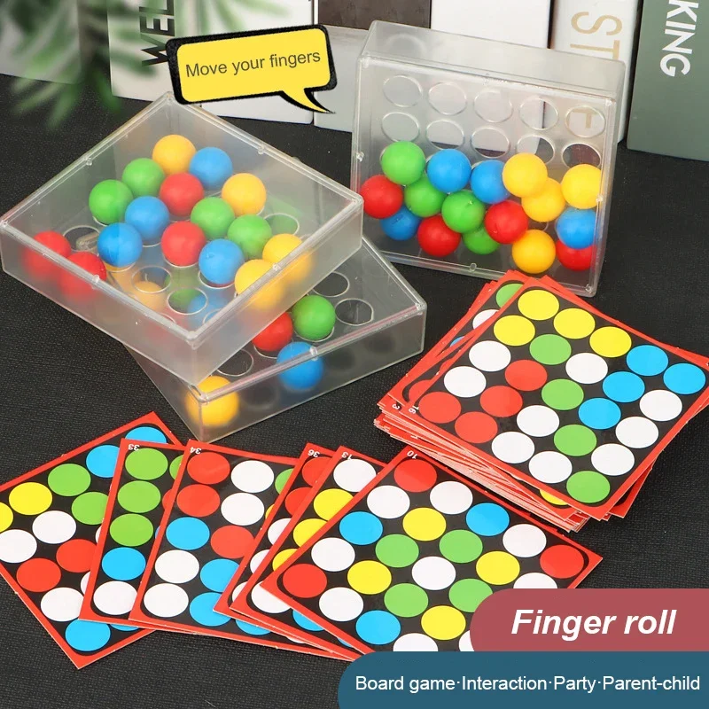 Flexible Finger Chessboard Finger Rolling The Ball In The Palm of The Parent-child Interactive Puzzle Toy Learning Education Toy