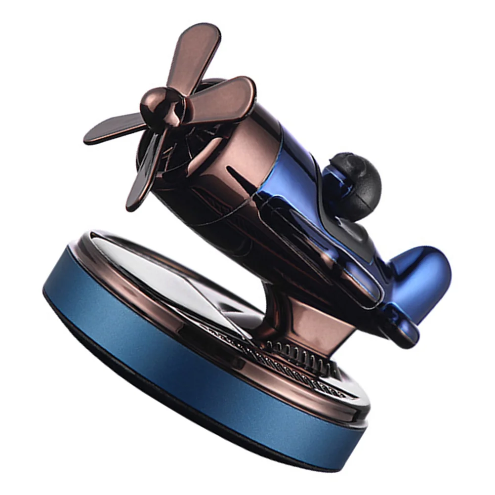 Deodorante per auto Diffusore per aerei solari Elegante elica solare Aromaterapia Decorazione interna per auto Purificatore d'aria Auto