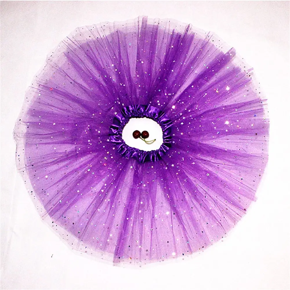 2-8 YEARS Petticoat Fancy Dress Party Dress Ballet Dance Girls  3 Layers Sparkling Tutu Dress