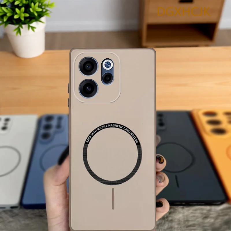 For Oppo Reno14 F Case OPPO Reno 14FS Phone Case Oppo Reno 14F 14 FS 5G Cover Shookproof Color magnetic hard Silicone back cover