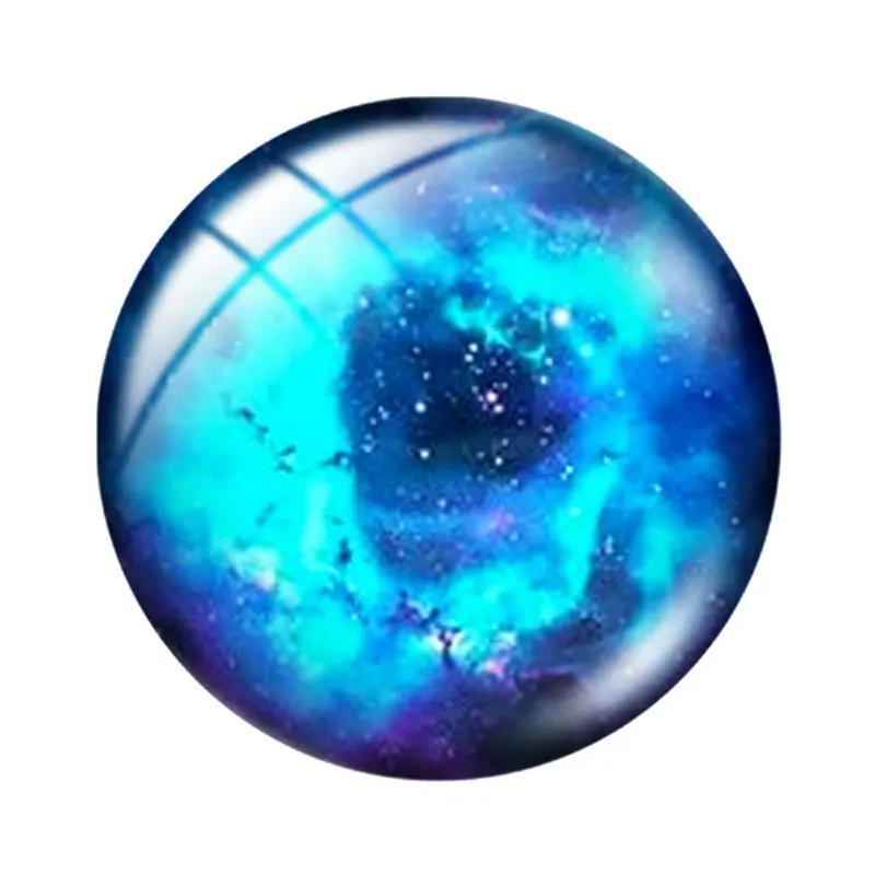 Starry sky pattern 12/18/20/25mm glass cabochon  bracelet pendant rings for jewelry demo earrings back Making findings