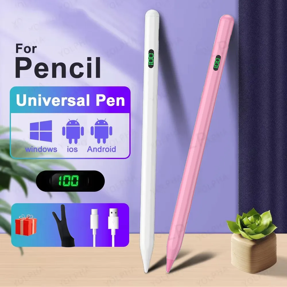 10inch Stylus Pen for Honor Pad X8a 2024 11" X8 Pro 11.5 X9 8 X8 Lite 10.1 9 V8 Pro 12.1 2 12.3 13  with Digital Power Display