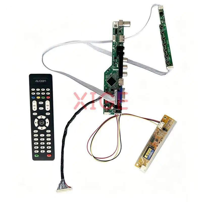

For LTN160AT02 LTN160AT01 N156B3 LTN156AT01 Matrix Controller Board DIY Kit 1366x768 1-CCFL HDMI+VGA+AV+USB 1366*768 LVDS 30-Pin