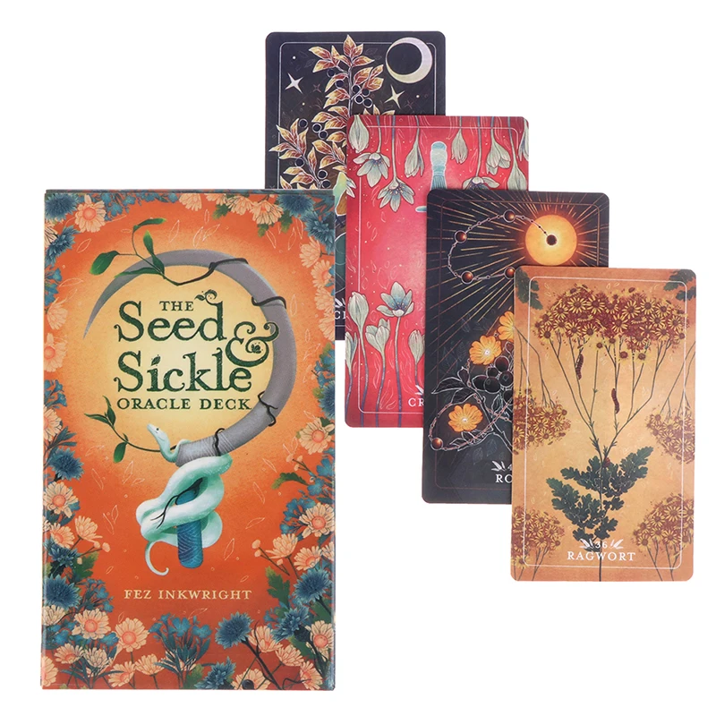 The Seed Sickle Oracle Deck Tarot Card Prophecy Divination Deck Family Party Board Game Fortune Telling Game Tarot Deck Cards