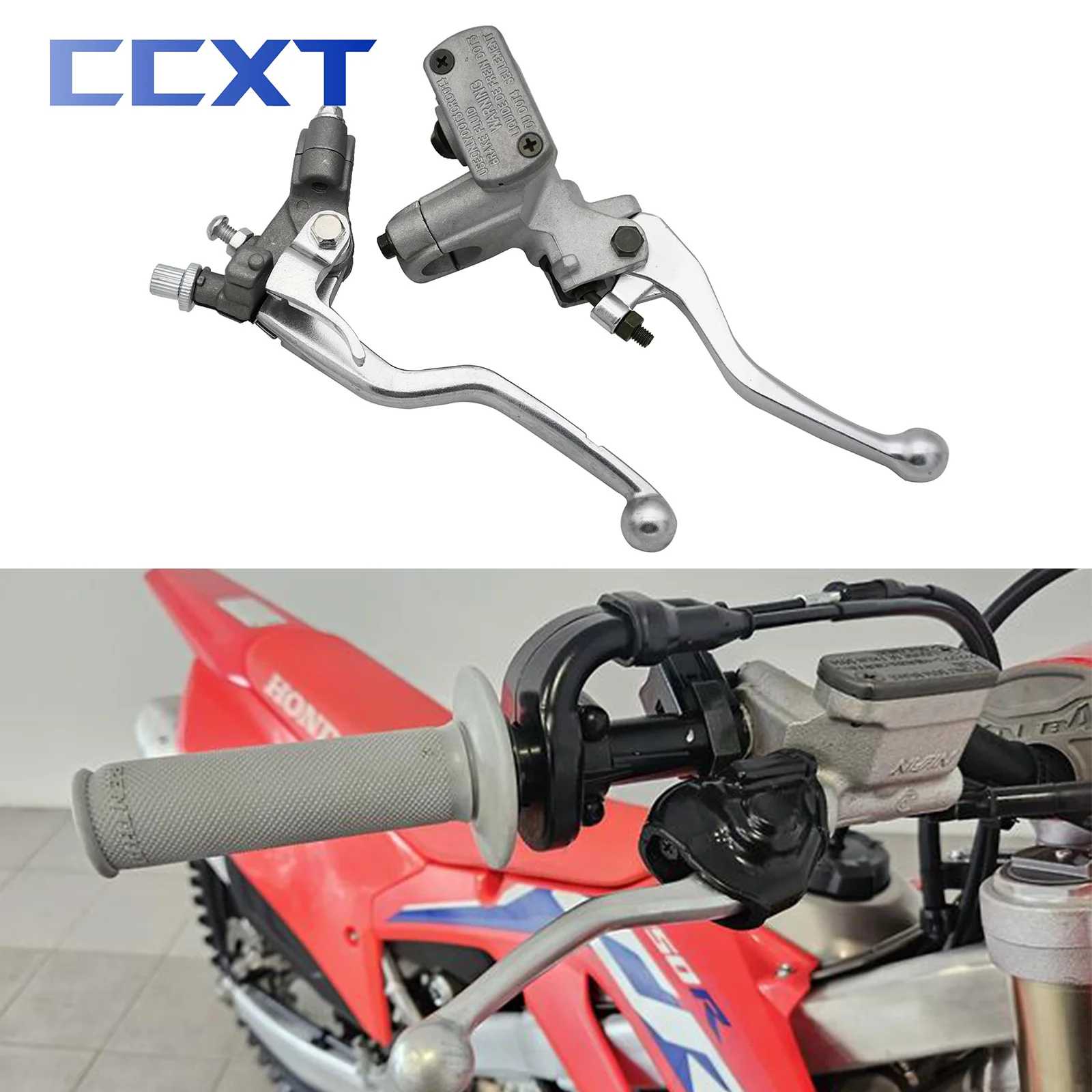 Motorcycle 22mm Handlebars Brake Master Cylinder Clutch Levers For HONDA CR125R CR250R CRF250R CRF450R CRF250X CRF450X 2004-2021