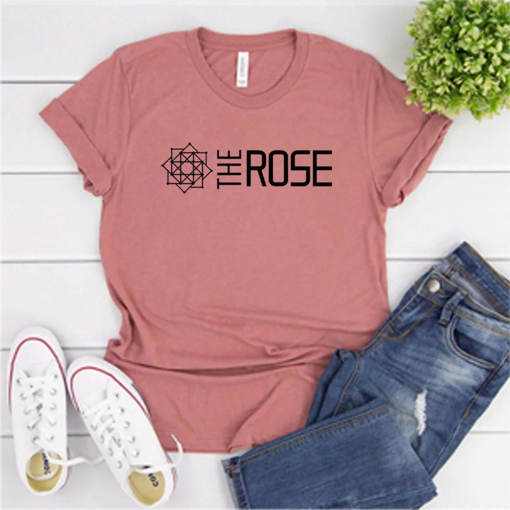 The Rose Kpop Tshirt Aesthetic KPOP Shirts Back To Me Tee Korean Band Tops Trendy Unisex Short Sleeves Top Gift for Fans