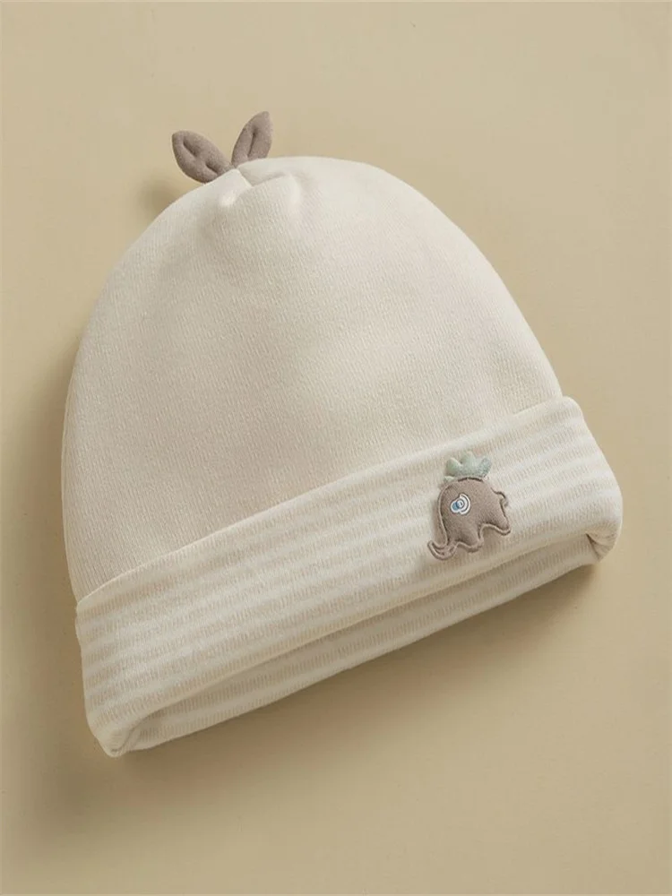 Newborn Baby Hat Autumn and Winter Cute and Super Cute Pure Cotton Fetal Hat Newborn Baby 0 To 6 Months Baby Pullover Hat