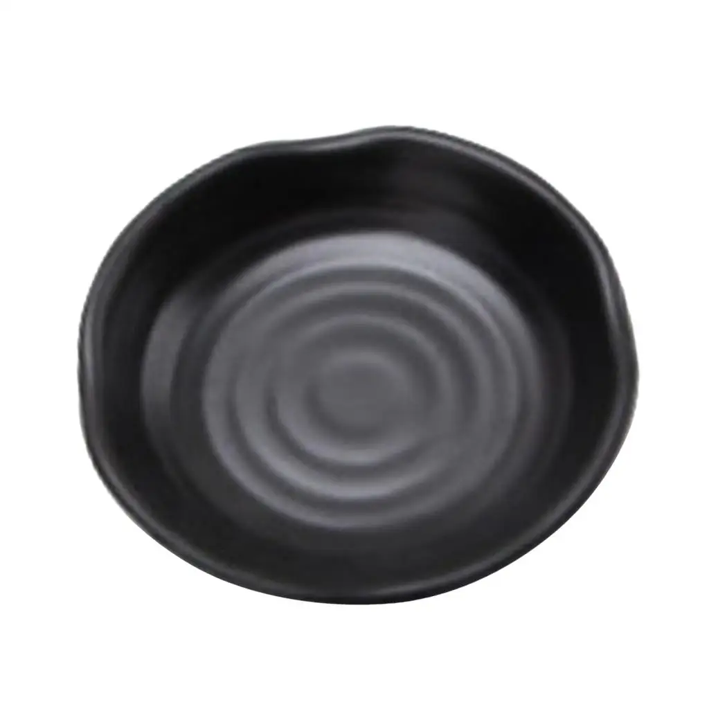 Sauce Flavor Dip Bowl Melamine Japanese Sushi Dipping Plate Elegant Plastic Dish for Home Kitchen Serving