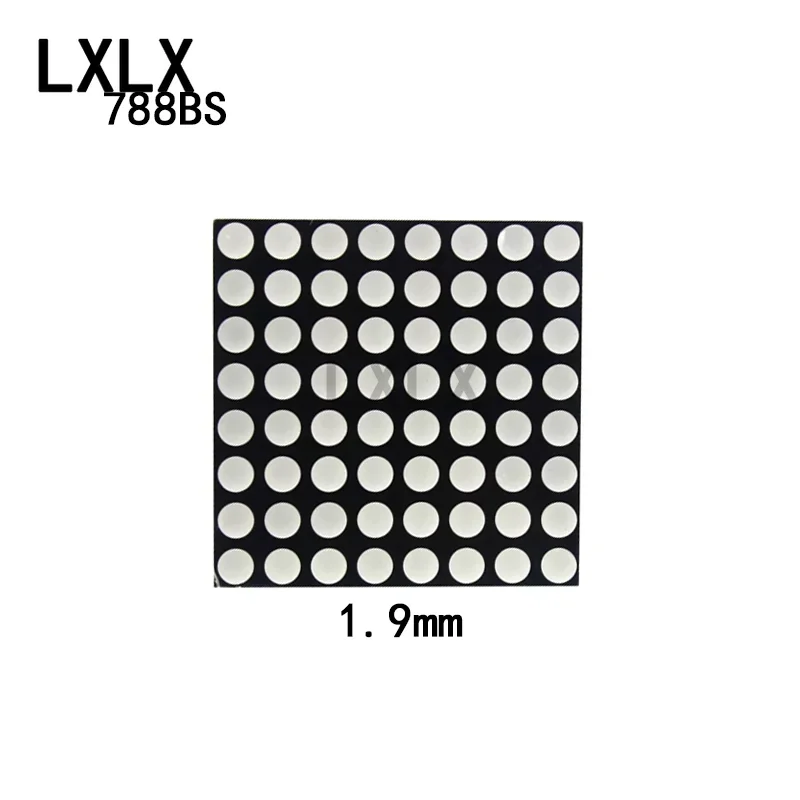 10PCS 1.9MM/3MM/3.75MM 8X8 8*8 Red Led Dot Matrix Display Common Anode/common Cathode 788BS 1088AS 1088BS 1588BS 2088BS