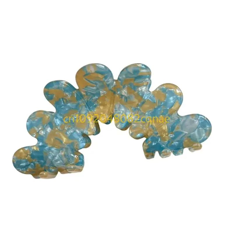 

Floral Petal Design Hair Clamp For Women NonSlip Plastic Hair Styling Accessory For Work Party And Casual Outing Wear