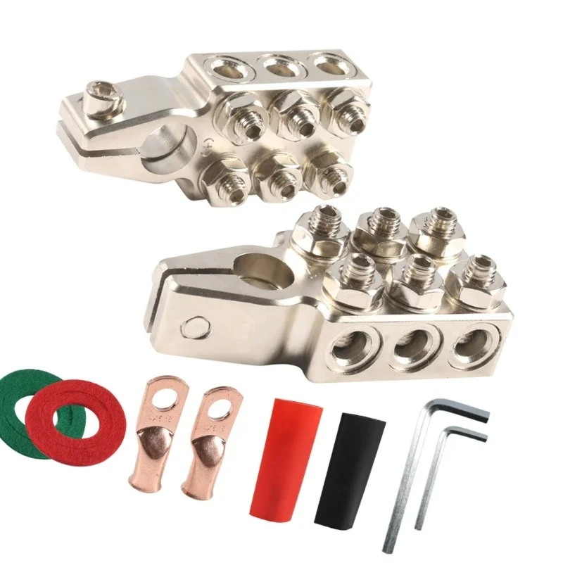 12-Way Battery Terminal Connector Lead-Acid Car Audio Modified Battery Pile Head For Cars Boats Rvs Trucks A9471 Battery Repair