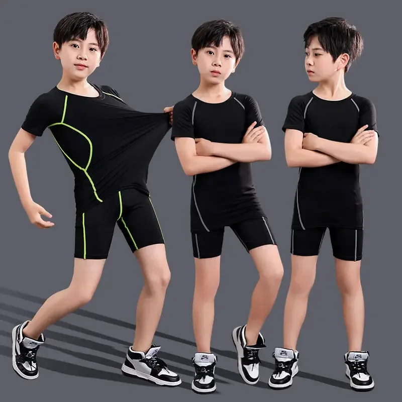 مجموعة ملابس السباحة الأصلية الواقية من الشمس للأولاد، ملابس سباحة مقسمة للأطفال #4