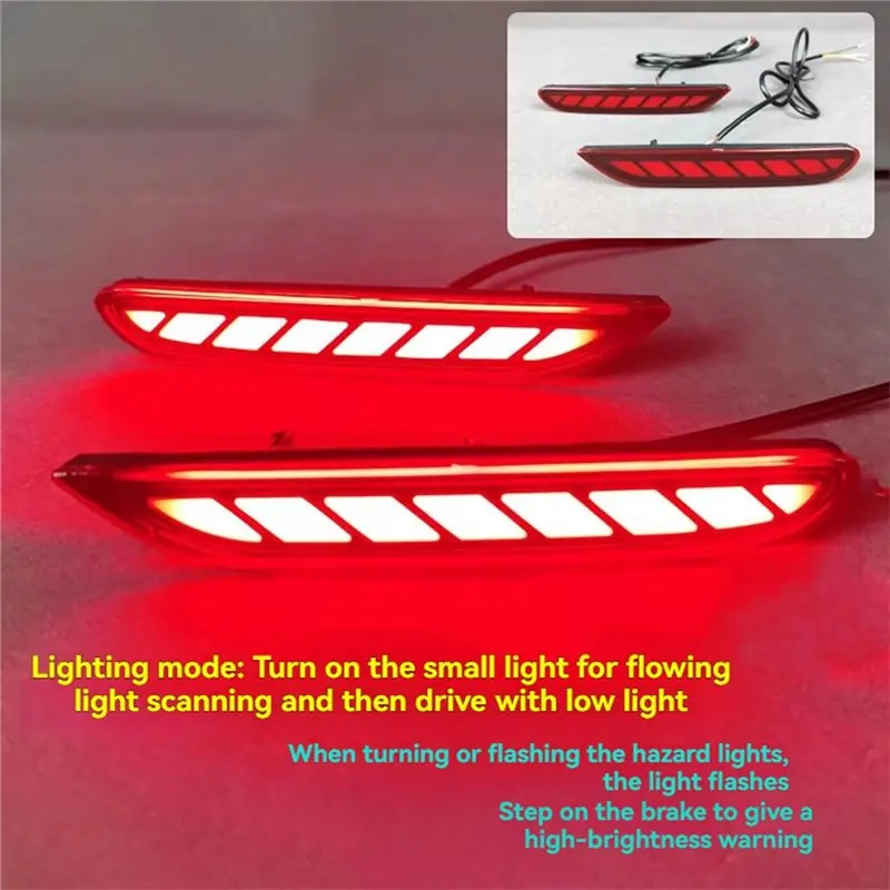 ac29-For Mitsubishi ASX RVR Outlander Sport 2020-2021 Rear Bumper Light Brake Turn Signal Accessories