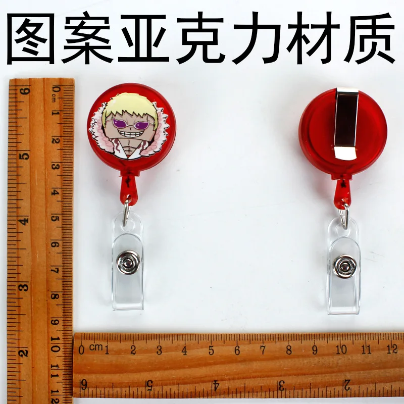 Cute Cartoon Funny for ID Card Holder Scalable Toggle Clip Employee Card Doctor Nurse Chest Card Student Bus Card Holder - view 4