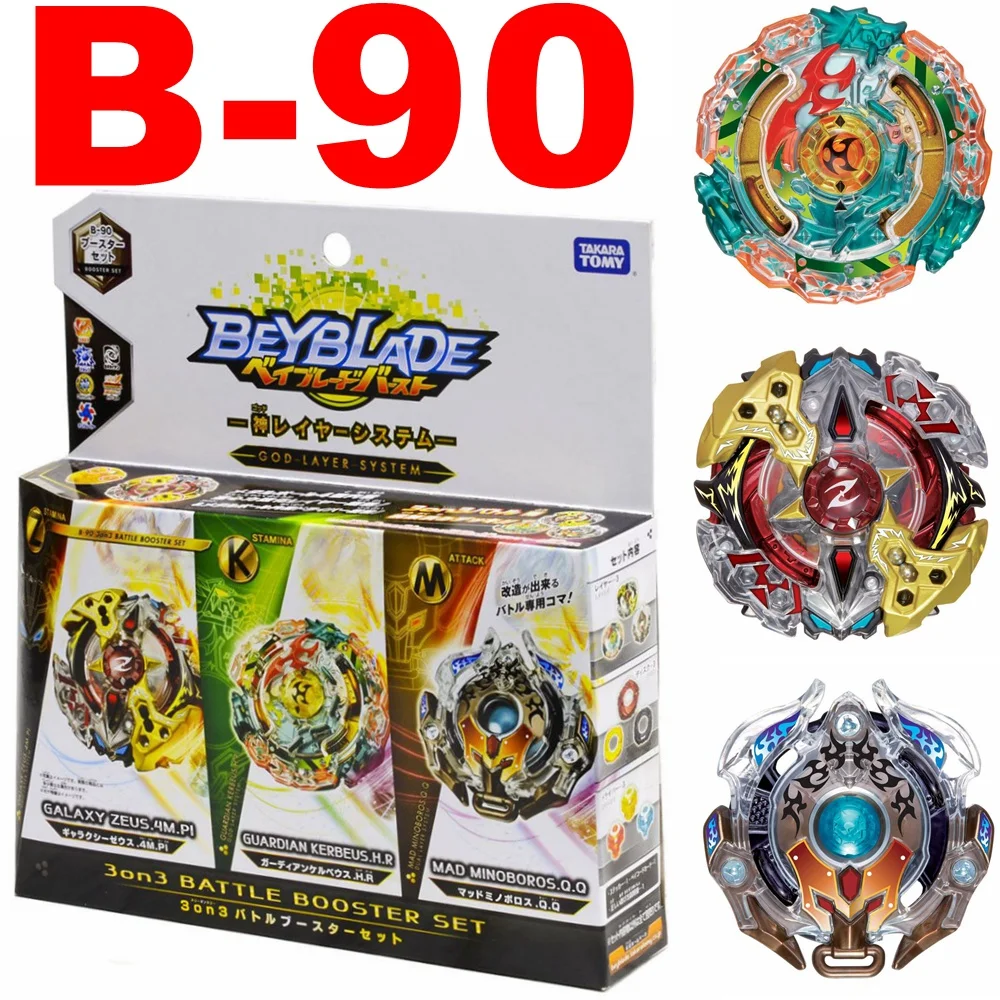 

Takara Tomy Beyblade BURST B-90 3 on 3 Battle Booster Set