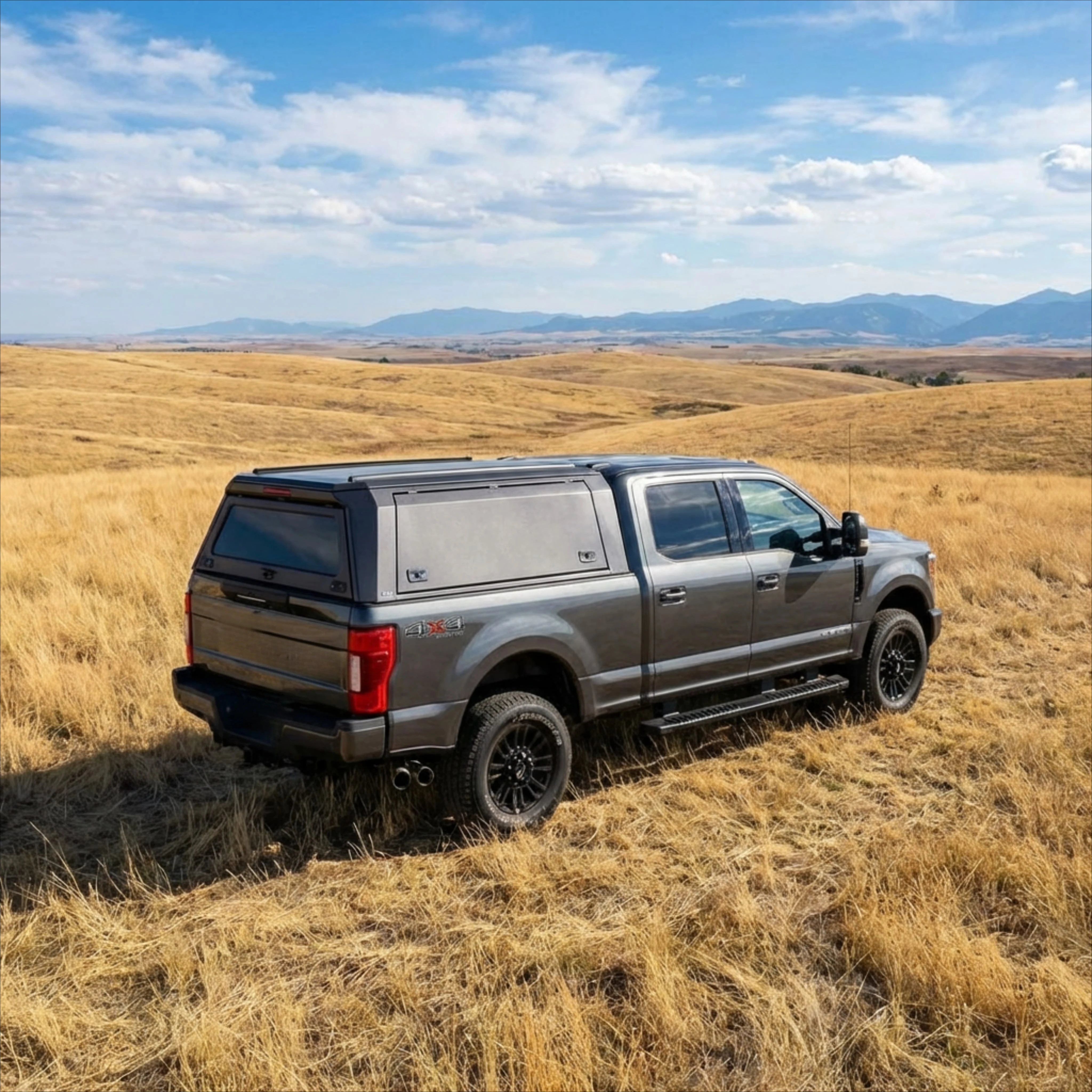 Toldo Personalizado para Camioneta Todoterreno 4x4, Toldo Rígido de Aluminio para Camioneta, Toldo para Super Duty F250 F350 6.8FT, Ajuste Personalizado