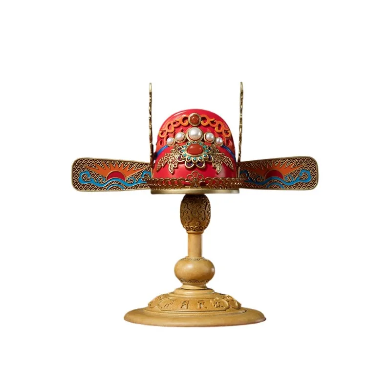 

Living room study champion hat copper ornament home decoration handicraft copper ornament