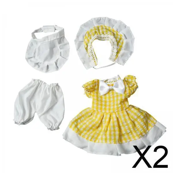 

Doll Clothes Set 1 6 BJD Dress Head Scarf Top Pants for 30cm Dolls DIY Outfit Accessories for Girls Gift