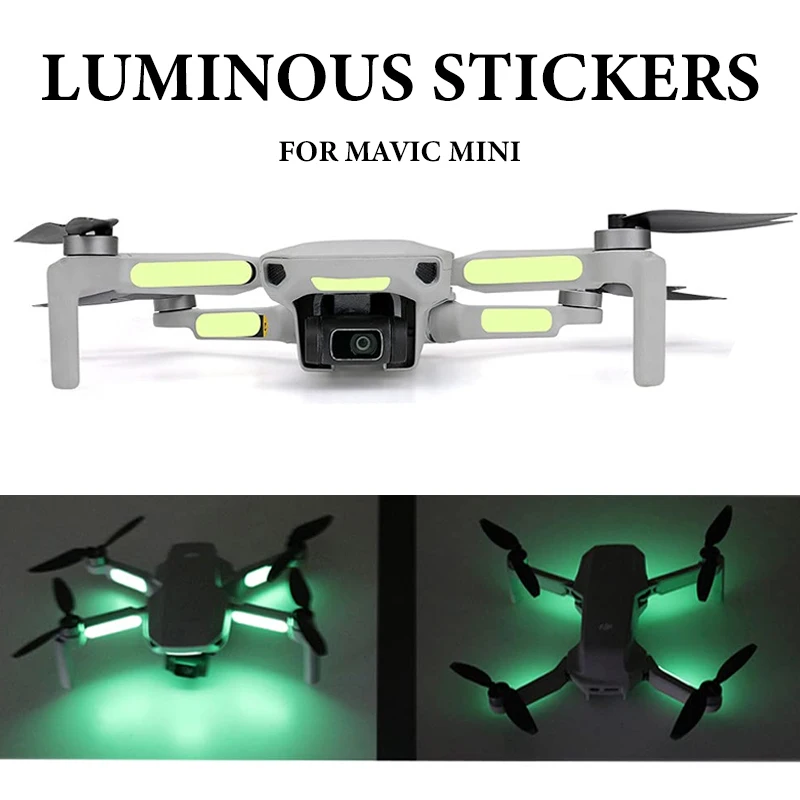 

Luminous Stickers Night Flight Fluorescent Decals Decorative For DJI Mini 3 PRO/Mini3/Mini2/Mini 2 SE/Mini/SE Drone Accessories
