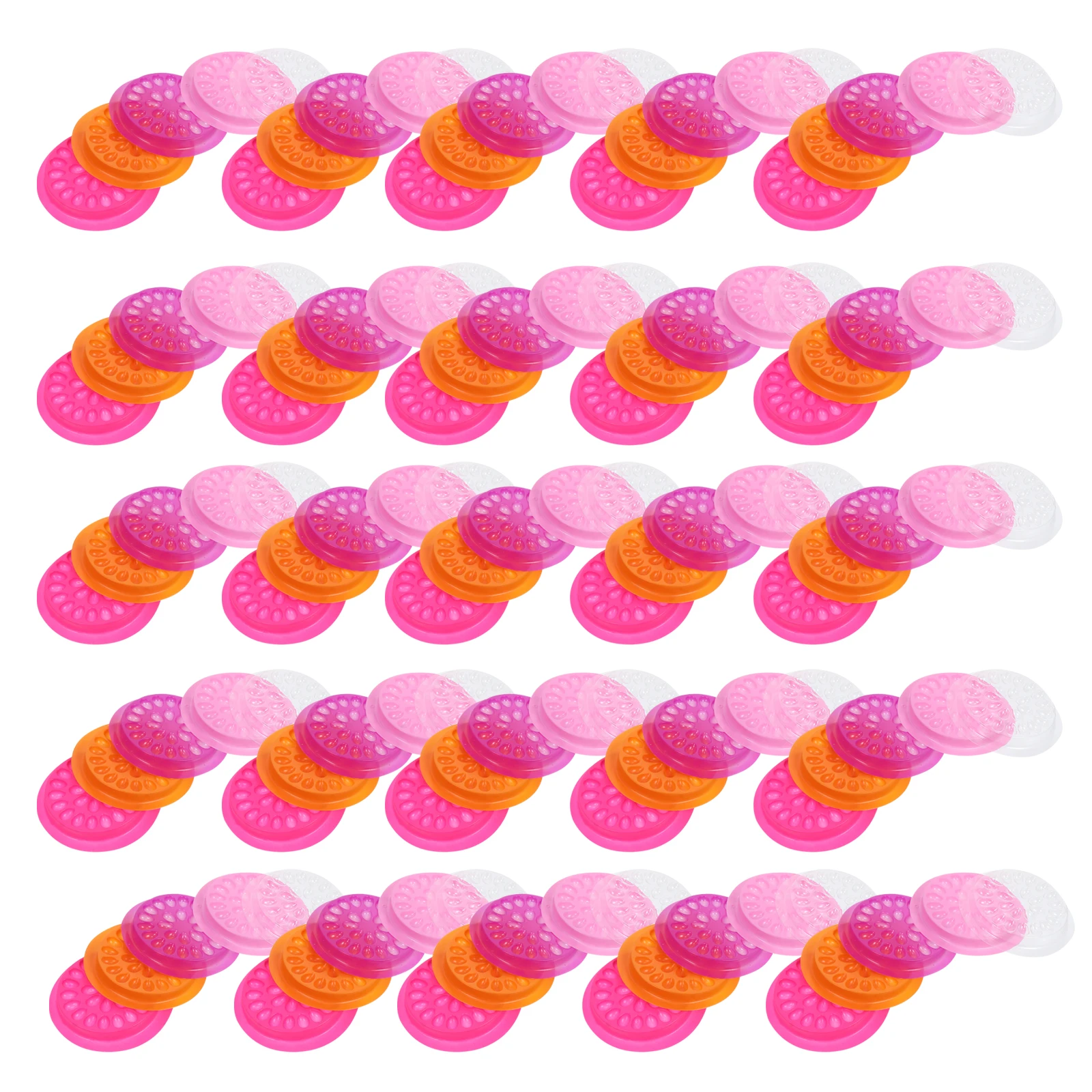 

150 Pcs Eyelash Glue Tray Portable Holder Storage Plates Trays Compact Extension Pvc Grooved