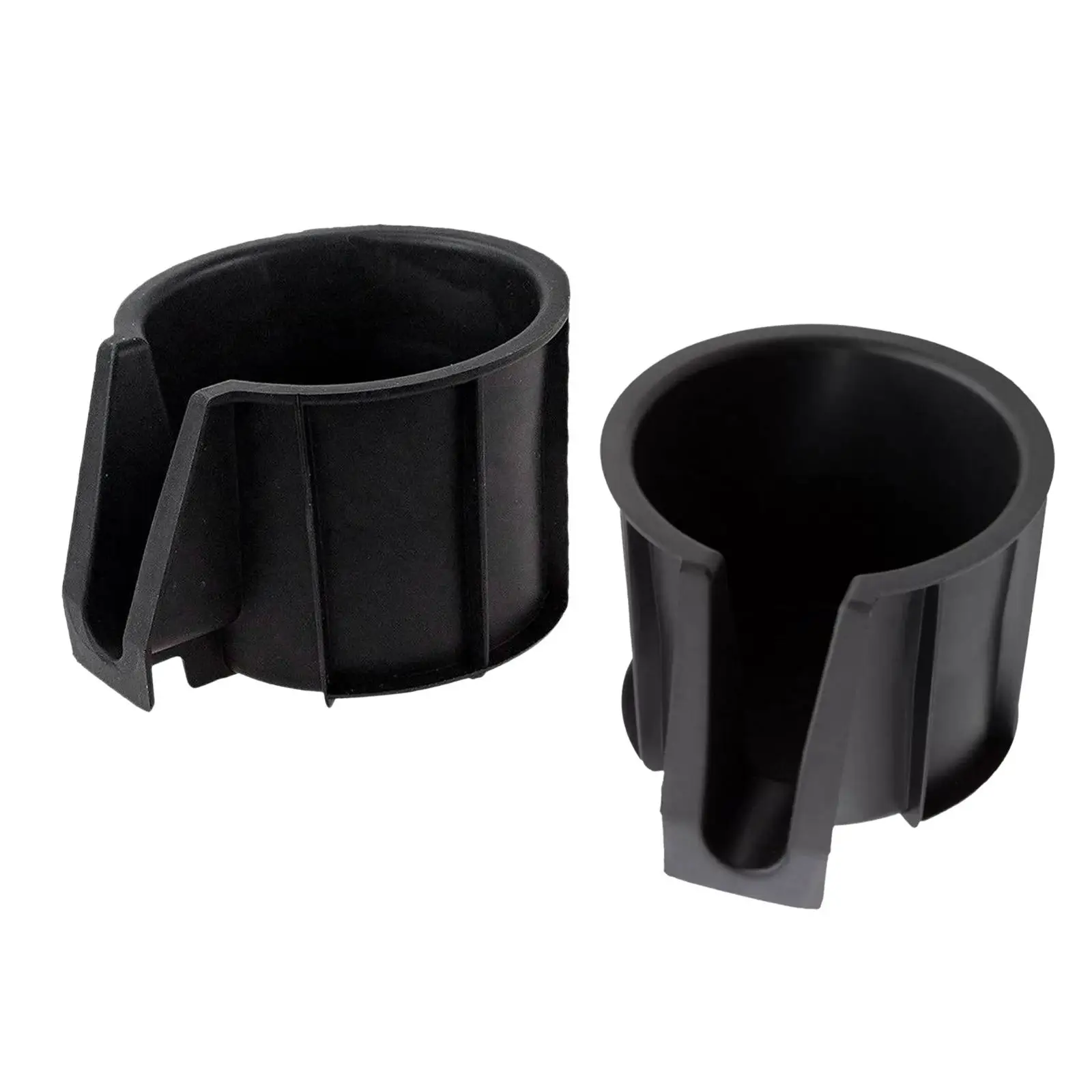 2Pcs Cup Holder Insert Center Console Inserts 66992-35030 Black Direct Replace Easy to Install Drink Holder for 4Runner