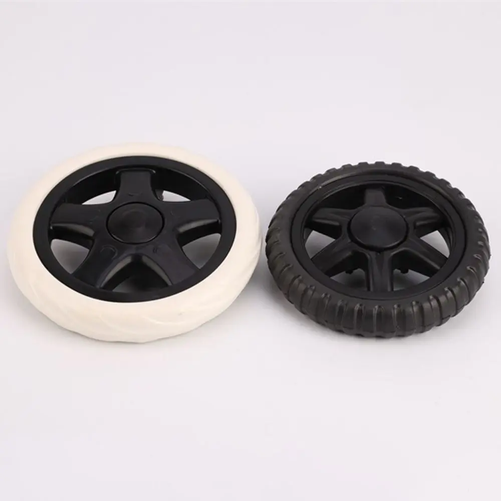 2Pcs Shopping Cart Wheels Grocery Cart Caster Handcart Wheel Trolley Caster Wear Resistance Replacement Plastic Rolling Wheel