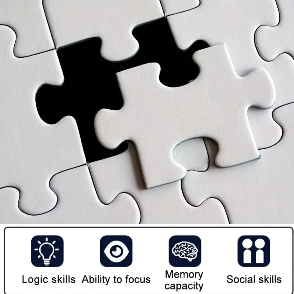 Rompecabezas de bosque encantado de 1000 piezas para adultos: escena mágica de setas y linternas con linternas brillantes, portátil duradero D