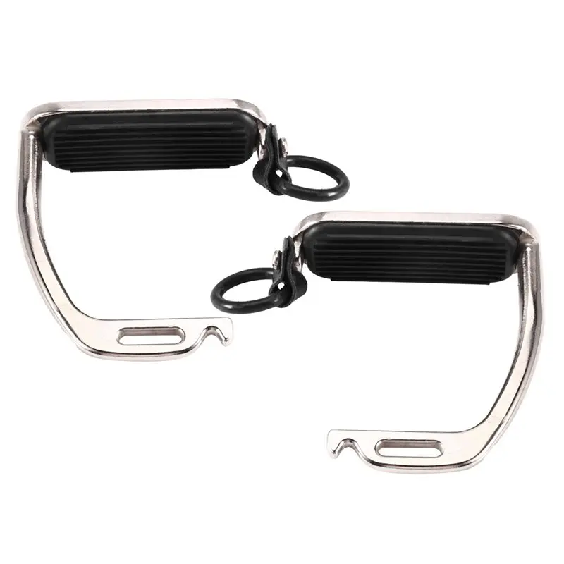 

For Adults For English Saddle-Horse Riding Safety Stirrups-Anti-Slip Lightweight Metal Design-Durable Steel Material Multi-Purpo