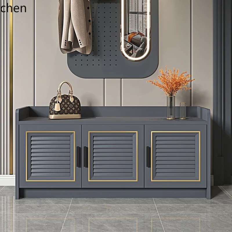 ZML Outdoor Shoe Cabinet Villa Door Multifunctional Locker Large Capacity Waterproof Sunscreen Storage Cabinet