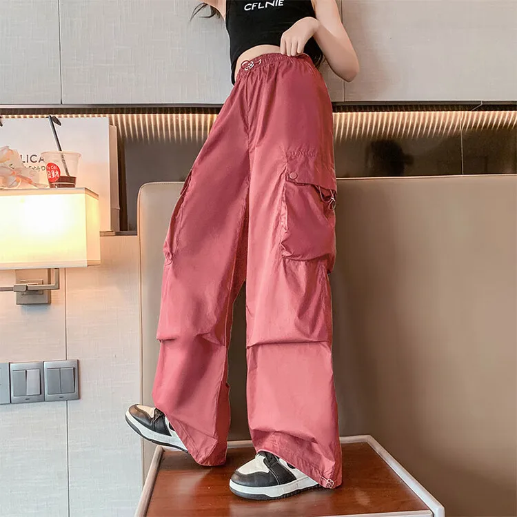 Baby Girl Pants Black Winter Waterproof Pants Girls Large Children Assault Pants Long Three-proof Boys Fleece Overalls Climbing image 6