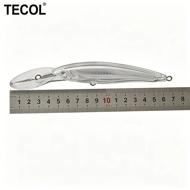 TECOL 16.5CM 27.9G Long LiP Minnow Lure Blanks Deep Diving Trolling Swimbait Wobbers DIY Custom Fishing Lure Bass Tuna Pike