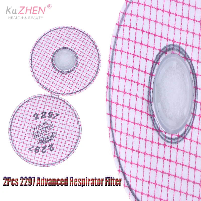 2 قطعة/المجموعة 2297 P100 مرشح تنفس متقدم على أساس الجسيمات مستوى المضطبة تخفيف البخار العضوي/التعدين/بناء السفن/Abateme #1