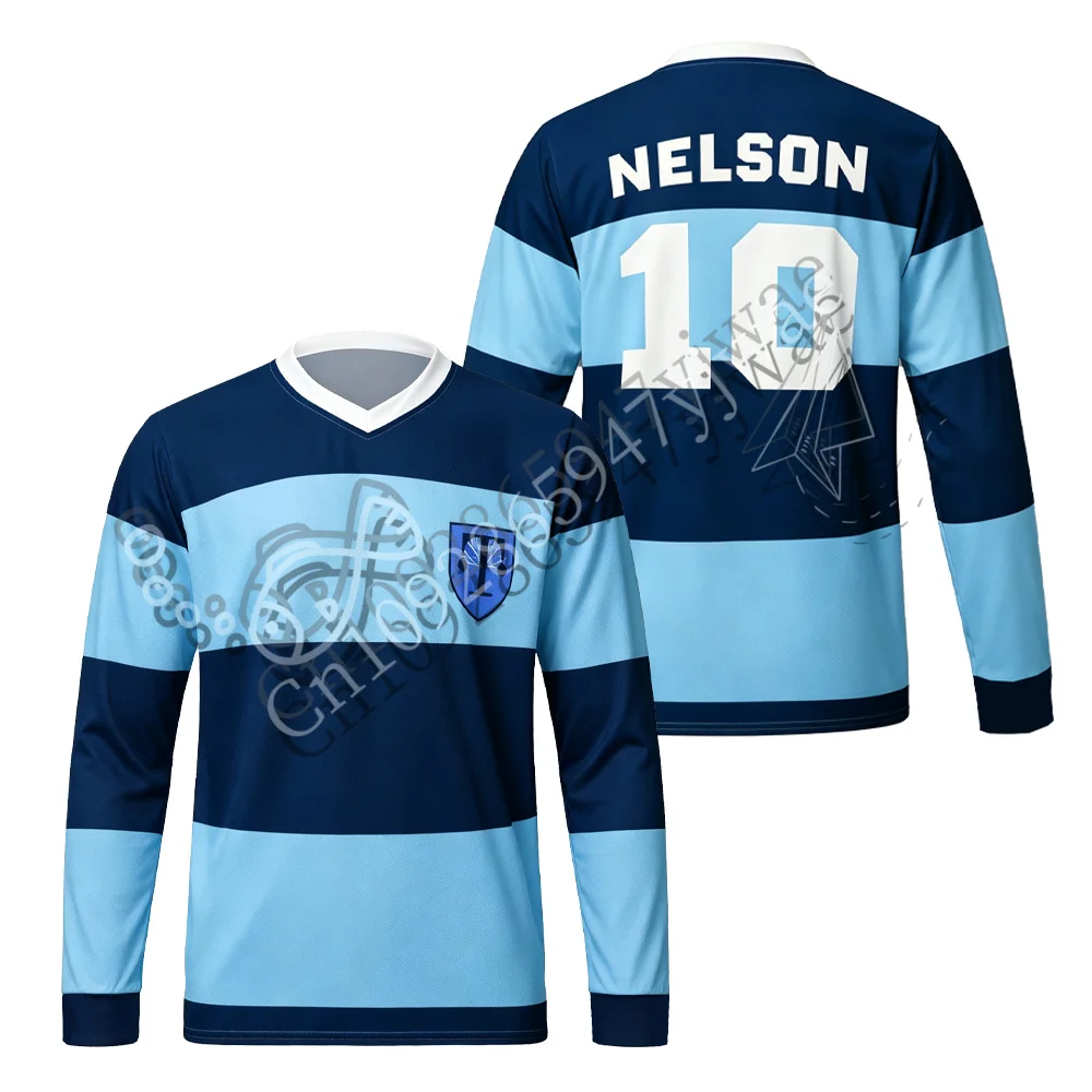 Nick Nelson Charlie Spring Rugby Jersey Heartstopper Replica Shirt Unisex Sportswear Couples Tee Men Women Long sleeved T-shirts