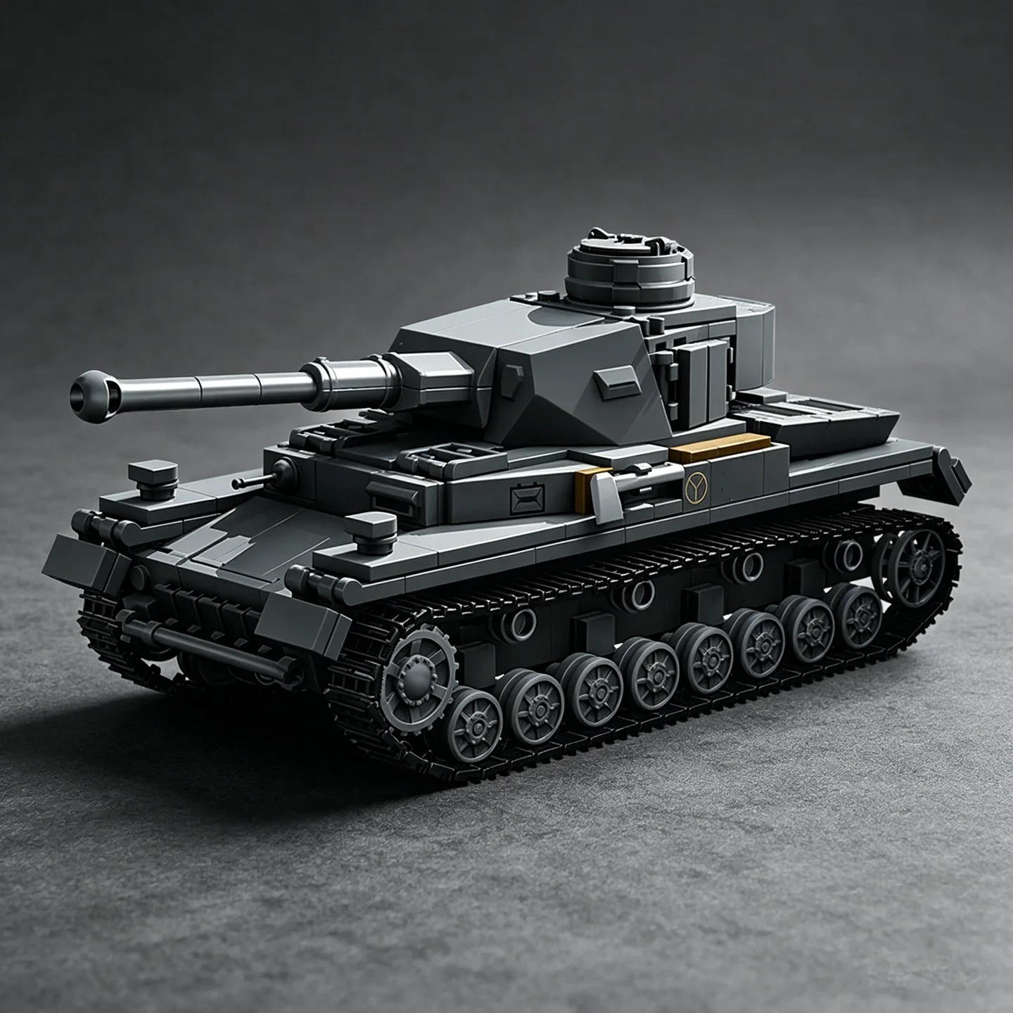 Educational block New Panzer IV G Military Armored Vehicle Building Block Set : Internal Structure Model Gift