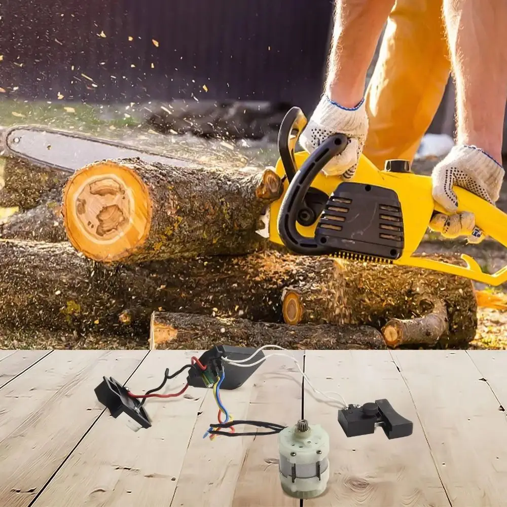

14-Tooth Electric Chainsaw Motor High Power Brushless Chainsaw Motor Assembly Easy Installation Electric Saw Motor