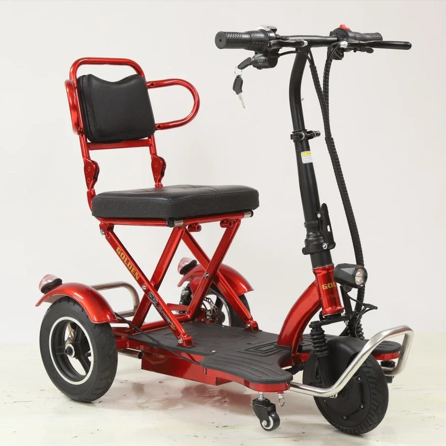 Easy to Carry Lightweight Good Climbing Ability Folding Four-Wheel Electric Lithium Battery