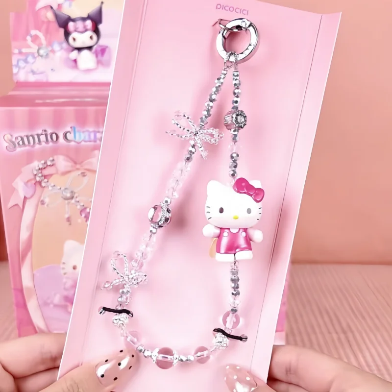 

Genuine In Stiock Hot Sanrio Love Bow Series Keychain Blind Box Kuromi Birthday Surprise Exquisite Gifts Fans Trendy For Girls
