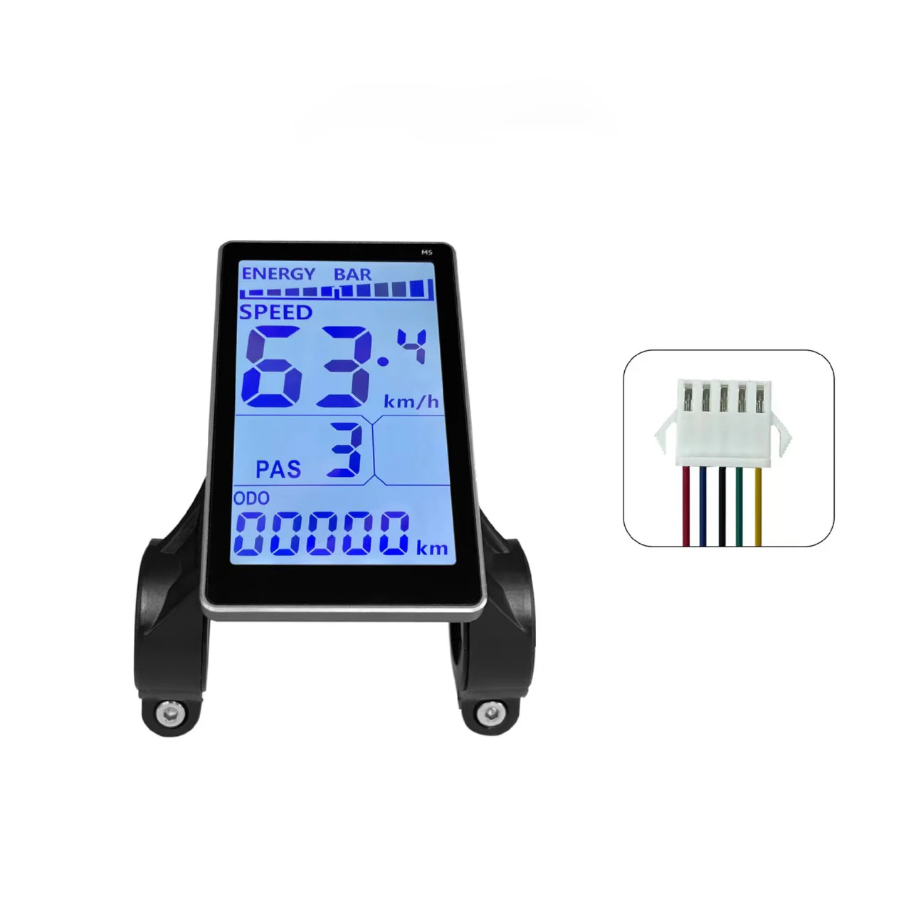 M5 Display Mid Motor Speedometer Electric Bike Bicycle Computer with LCD Display for Electric Bicycles