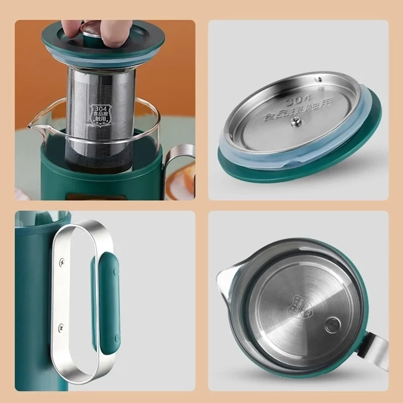 Health Pot Multifunction Electric Kettle With Temperature Control Water Boiler 600ml Mini Electric Kettle Smart Portable Tea Pot