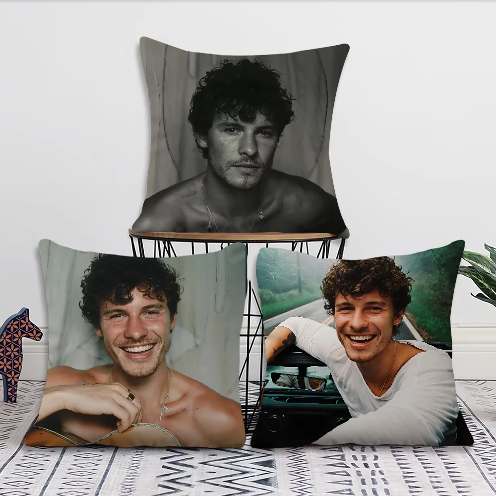 Singer S-Shawn M-Mendes S-Shawn Comfortable soft Pillow Case for Sofa Living Room Home office Decor and Protective Covers