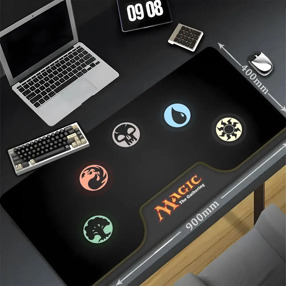 M-Magic the Gathering Men Mouse Pad 90x40 cm Kawaii Desk Mat Xxl Pc Gamer Gaming Computer Offices Mousepad Keyboard