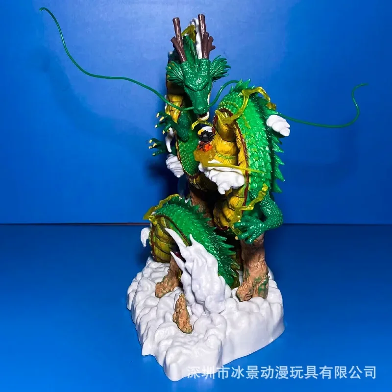 

Аниме Dragon Ball Z 22 см фигурка Shenron с ребенком фигурка Гоку ПВХ фигурки героев Shenlong Коллекционная модель статуя игрушки