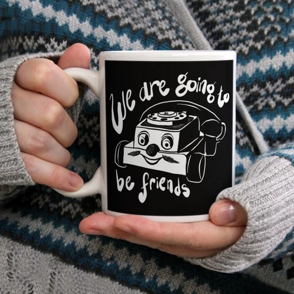 

Phone FriendsCoffee Mug Tea Cup 11oz Coffee Cup Funny Birthday Ceramic Mug Personalized Cup