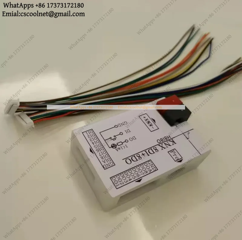 KNX 8DI 8DO Digital Input Output Module I/O Controller for Building Automation System