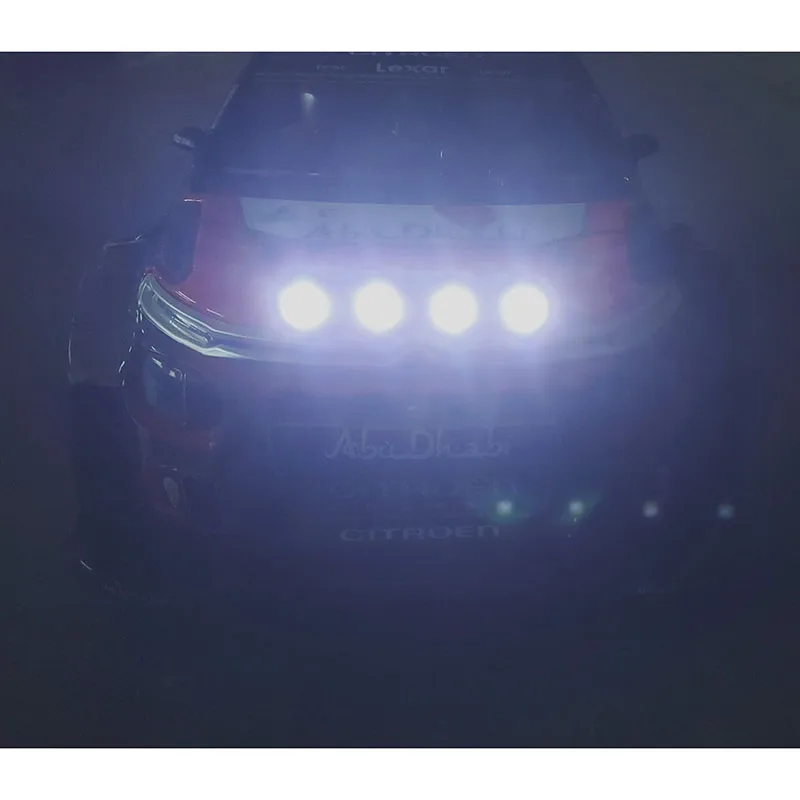 For 1/7 Hyper Go MJXRC 7303 C3 RC Cars Truck MJX Simulation Front Spotlight Hood Light