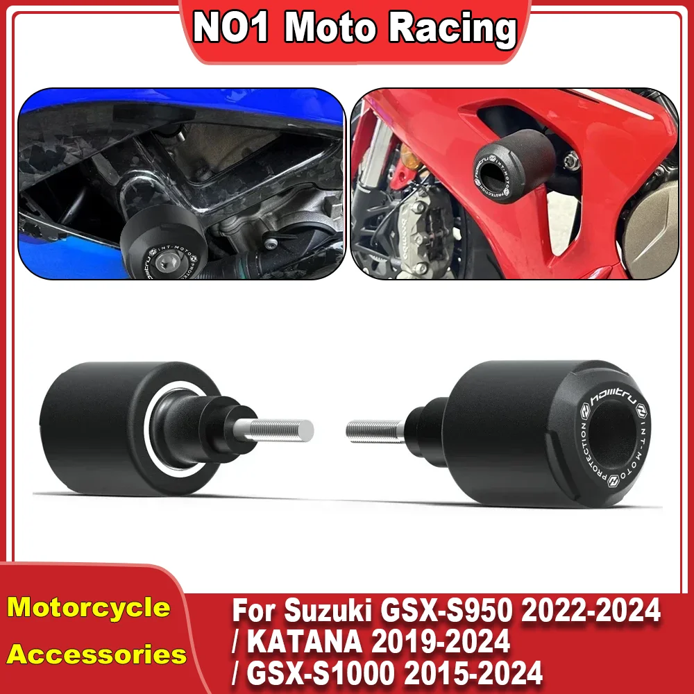 

For Suzuki GSX-S950 2022-2024 / KATANA 2019-2024 / GSX-S1000 2015-2024 Frame Sliders Crash Protector